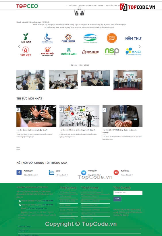 website đào tạo,web khóa học wordpress,wordpress đào tạo doanh nhân,Sharecode Website Đào Tạo Quản Lý Doanh Nhân